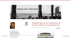 Desktop Screenshot of keyneslivesinbarcelona.com