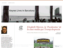 Tablet Screenshot of keyneslivesinbarcelona.com